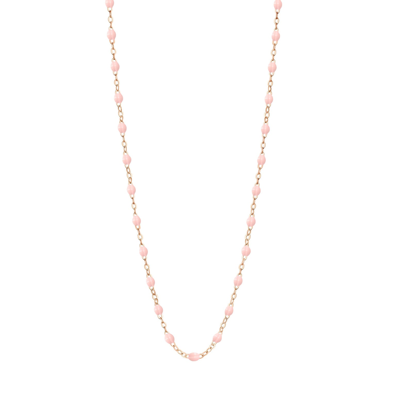 Gigi Clozeau - Collier rose bébé Classique Gigi, or rose, 50 cm