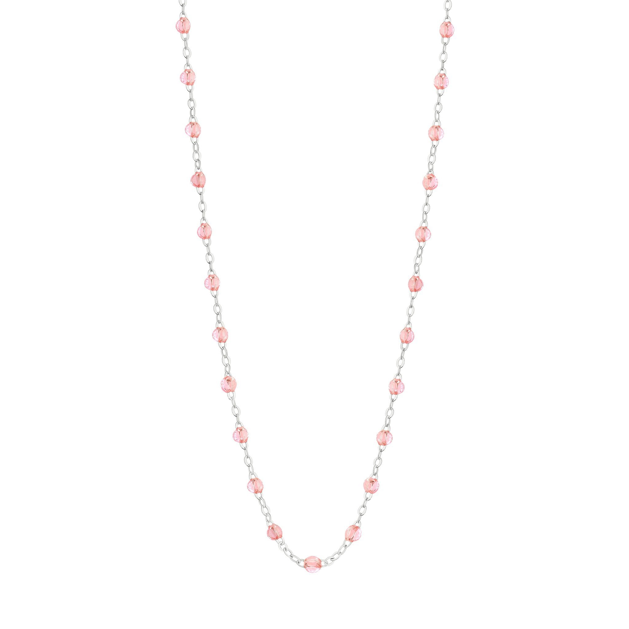 Gigi Clozeau - Collier rosée Classique Gigi, or blanc, 50 cm