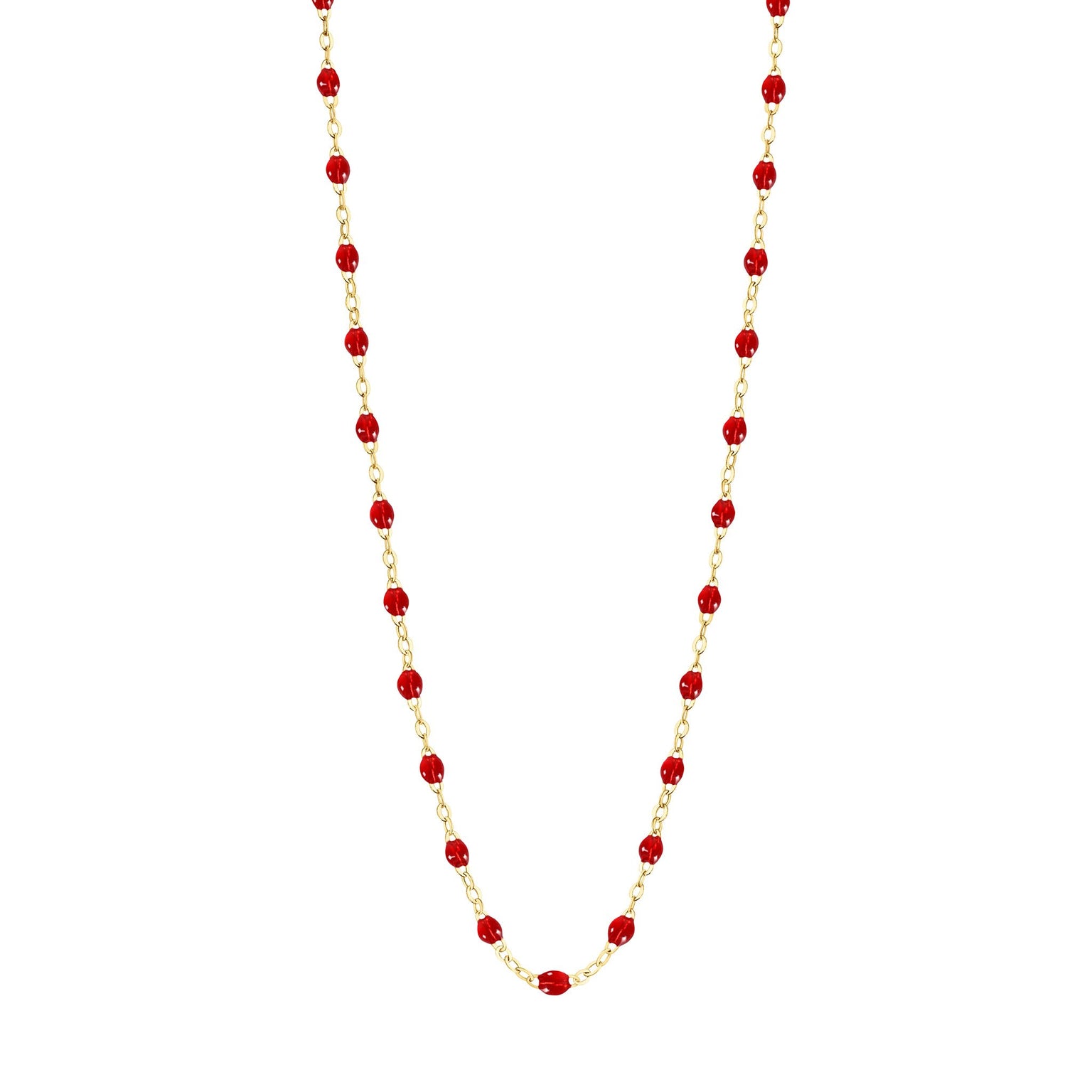 Gigi Clozeau - Collier rubis Classique Gigi, or jaune, 45 cm