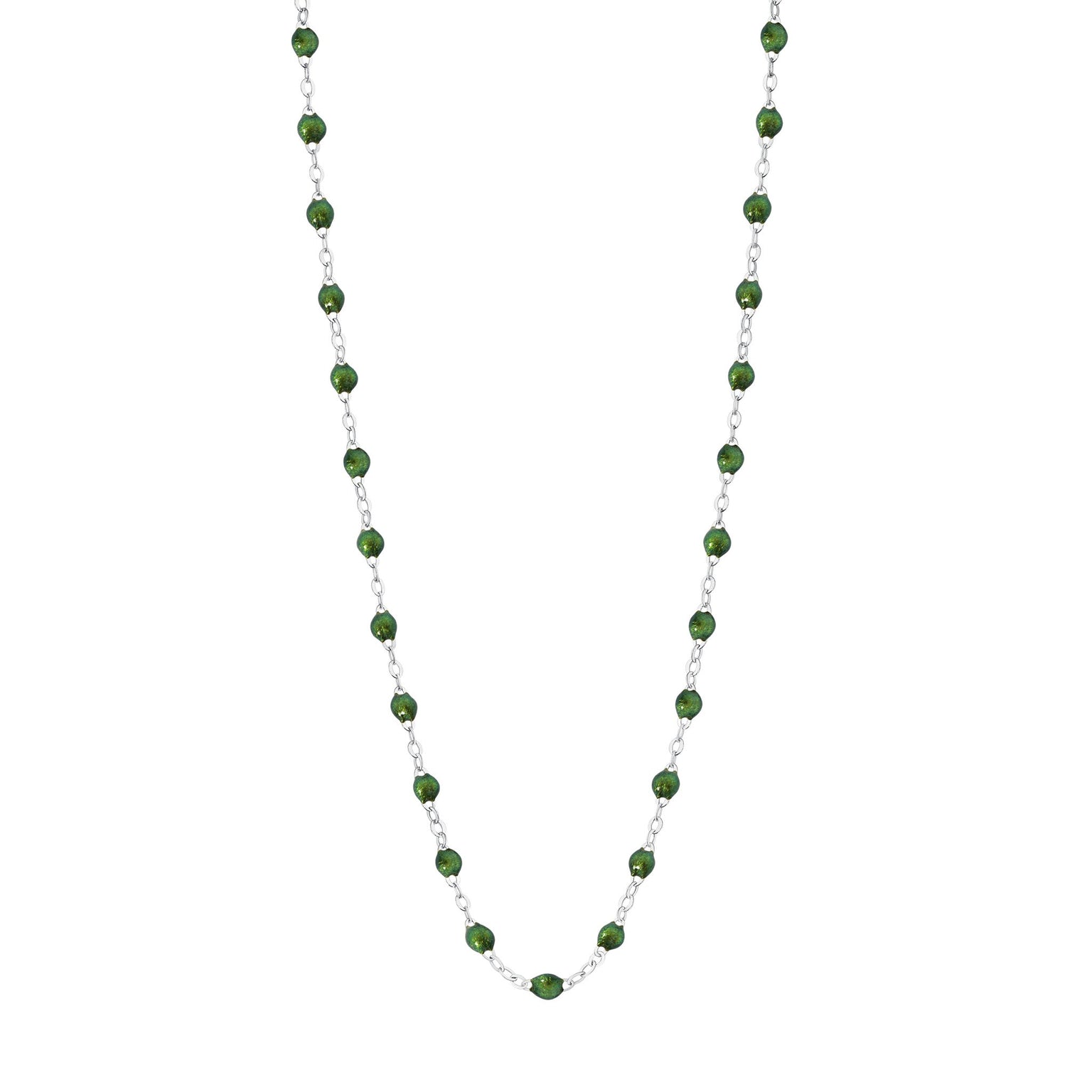 Gigi Clozeau - Collier scarabée Classique Gigi, or gris, 50 cm