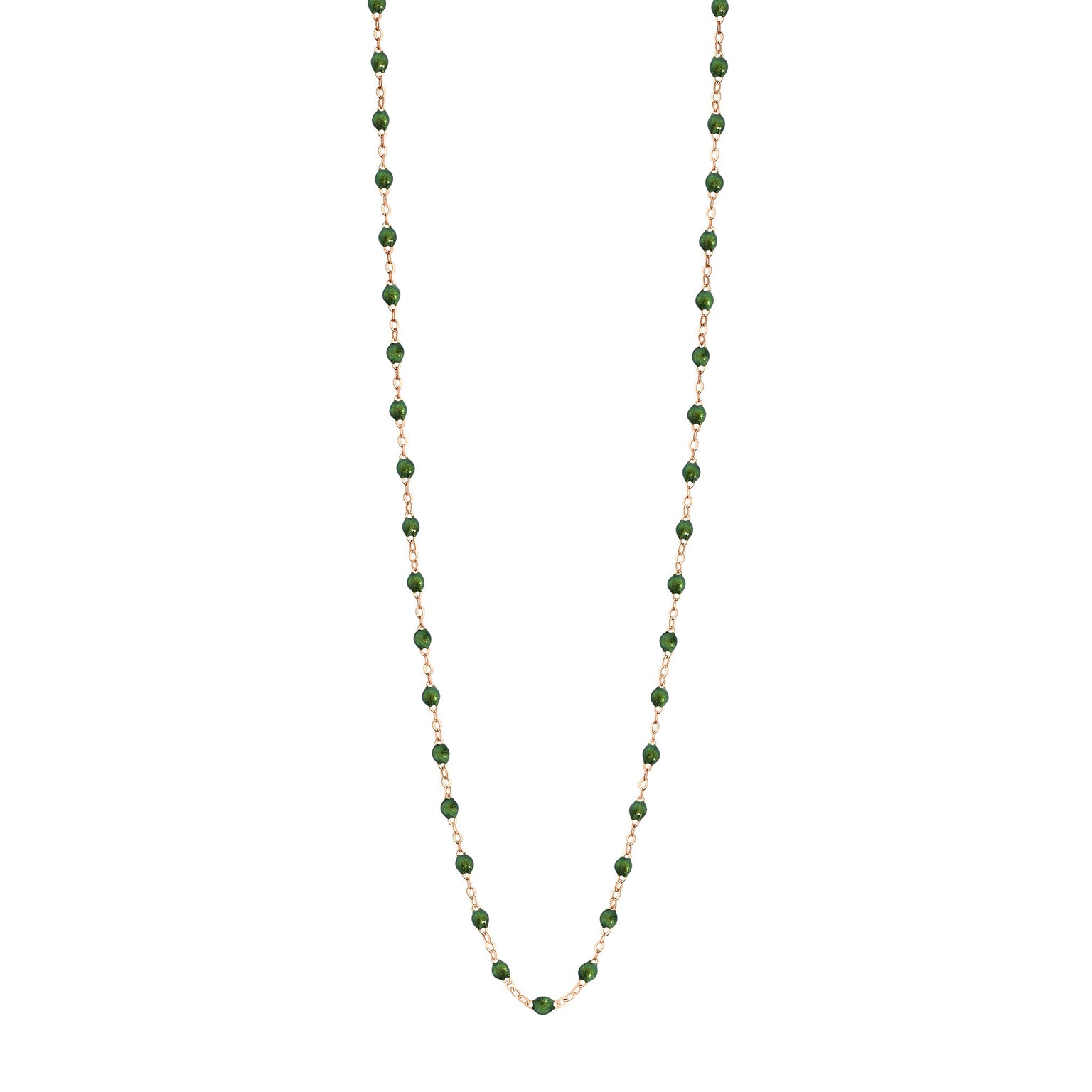 Gigi Clozeau - Collier scarabée Classique Gigi, or rose, 60 cm