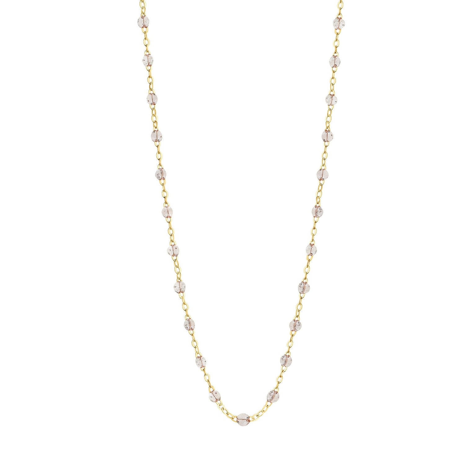 Gigi Clozeau - Collier sparkle Classique Gigi, or jaune, 45 cm