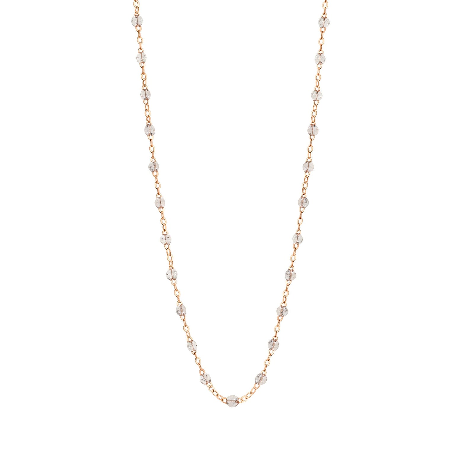 Gigi Clozeau - Collier sparkle Classique Gigi, or rose, 45 cm