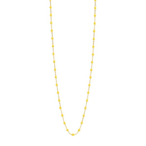Gigi Clozeau - Sautoir citron Classique Gigi, or jaune, 86 cm