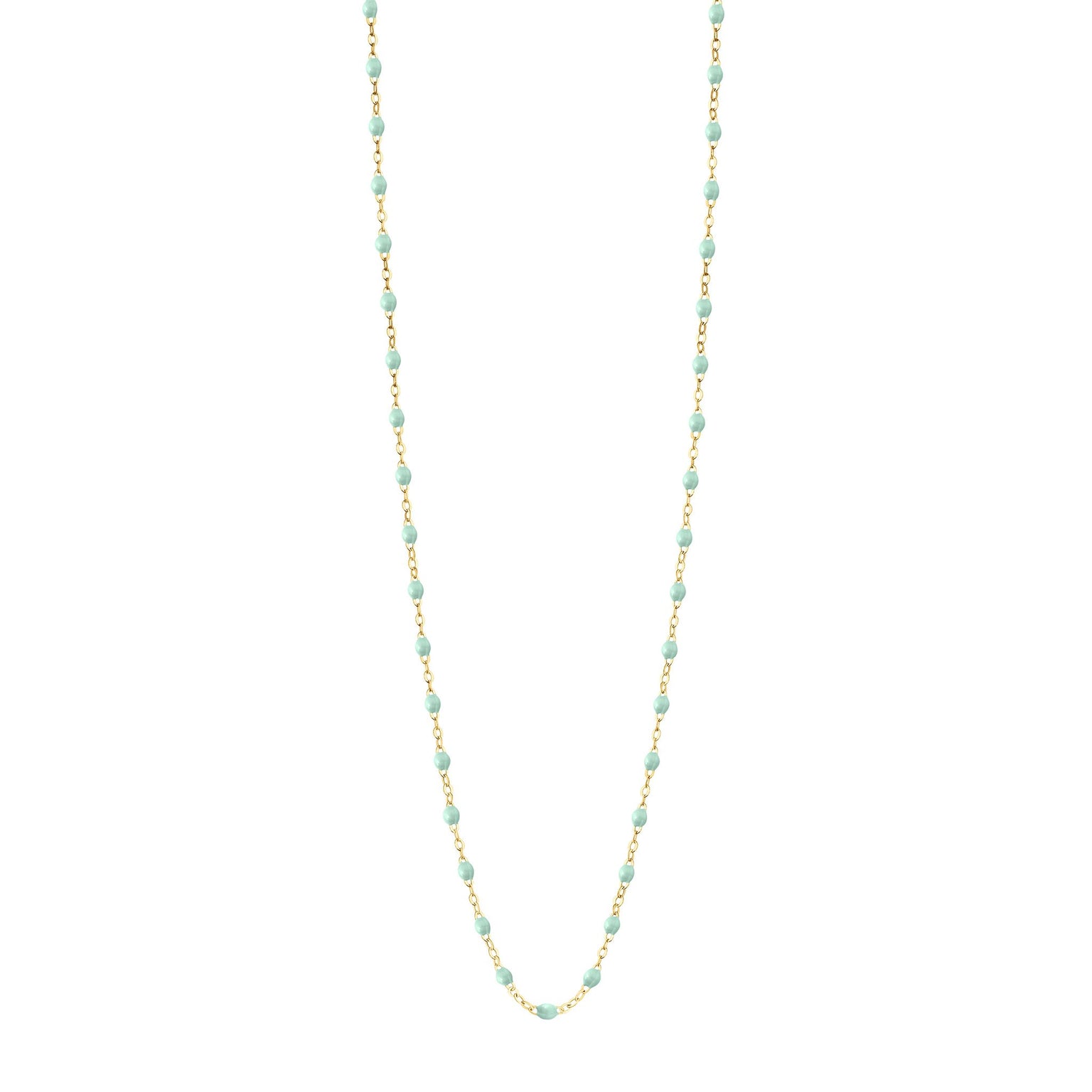 Gigi Clozeau - Sautoir jade Classique Gigi, or jaune, 86 cm