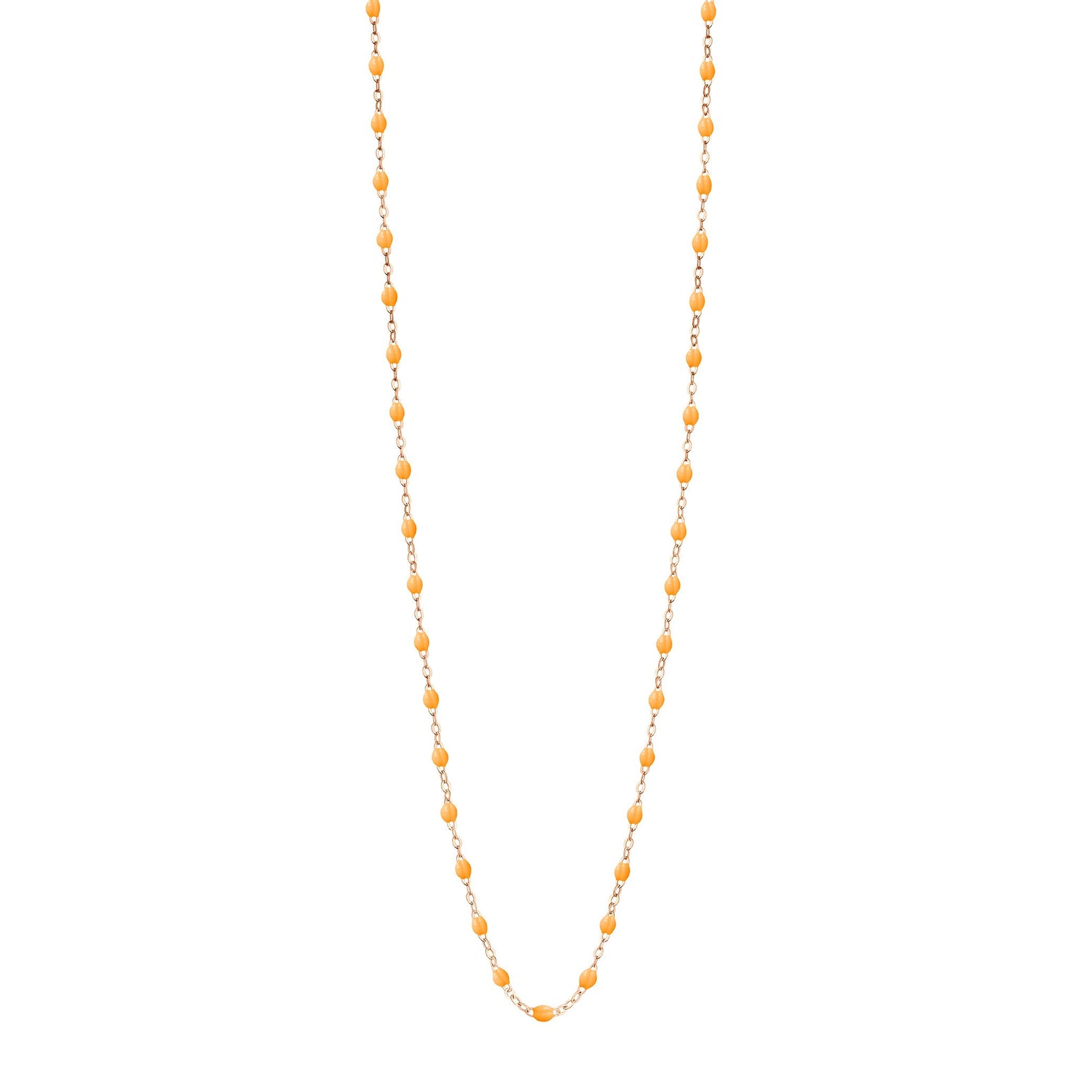 Gigi Clozeau - Sautoir mandarine Classique Gigi, or rose, 60 cm