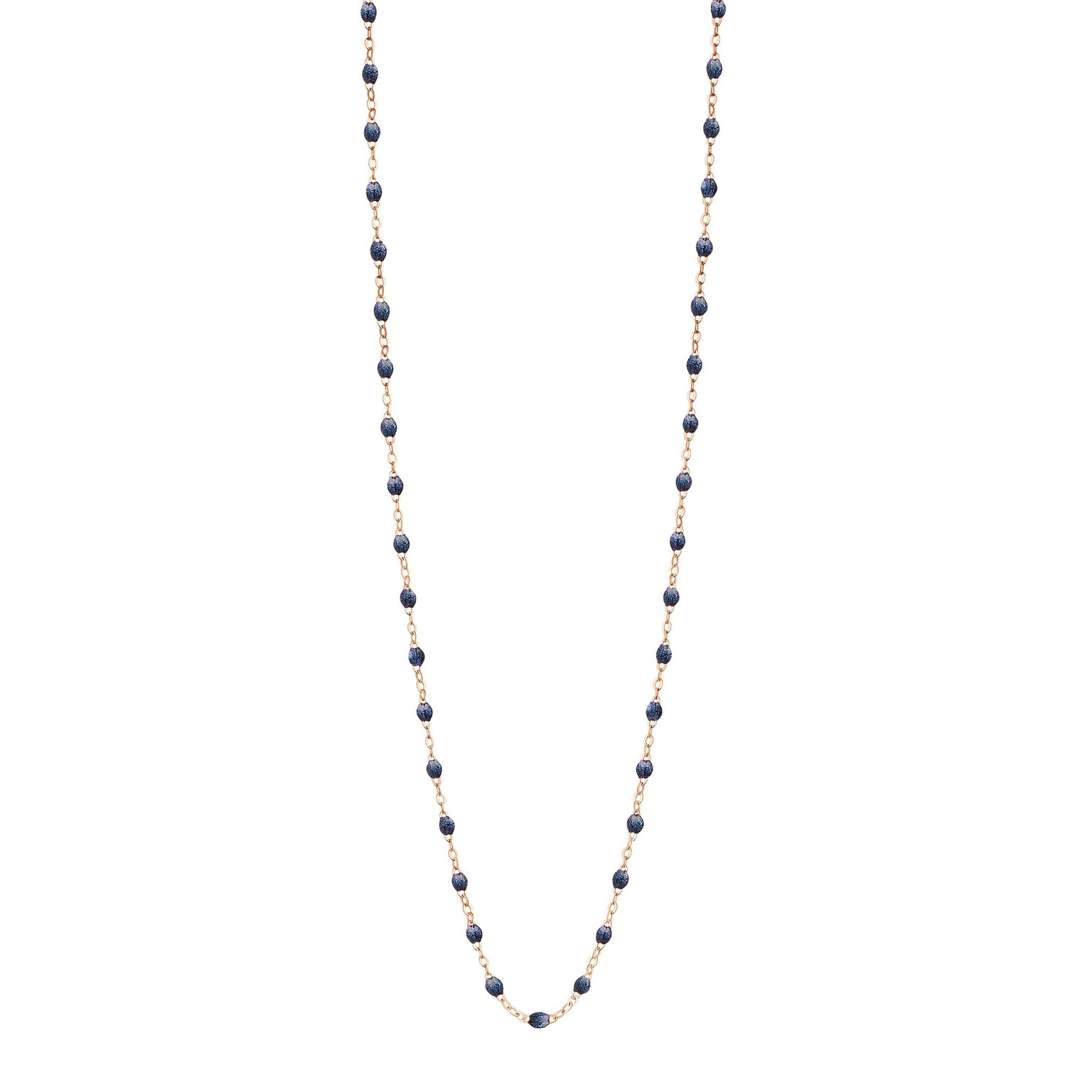 Gigi Clozeau - Sautoir nuit Classique Gigi, or rose, 86 cm