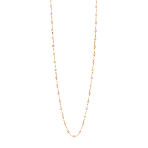 Gigi Clozeau - Sautoir rosée Classique Gigi, or jaune, 60 cm