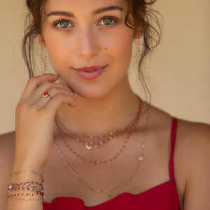 Gigi Clozeau - Boucles d'oreilles coquelicot Mini Gigi, or jaune