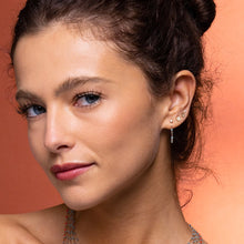 Gigi Clozeau - Boucles d'oreilles Lucky Lotus, diamants, or rose